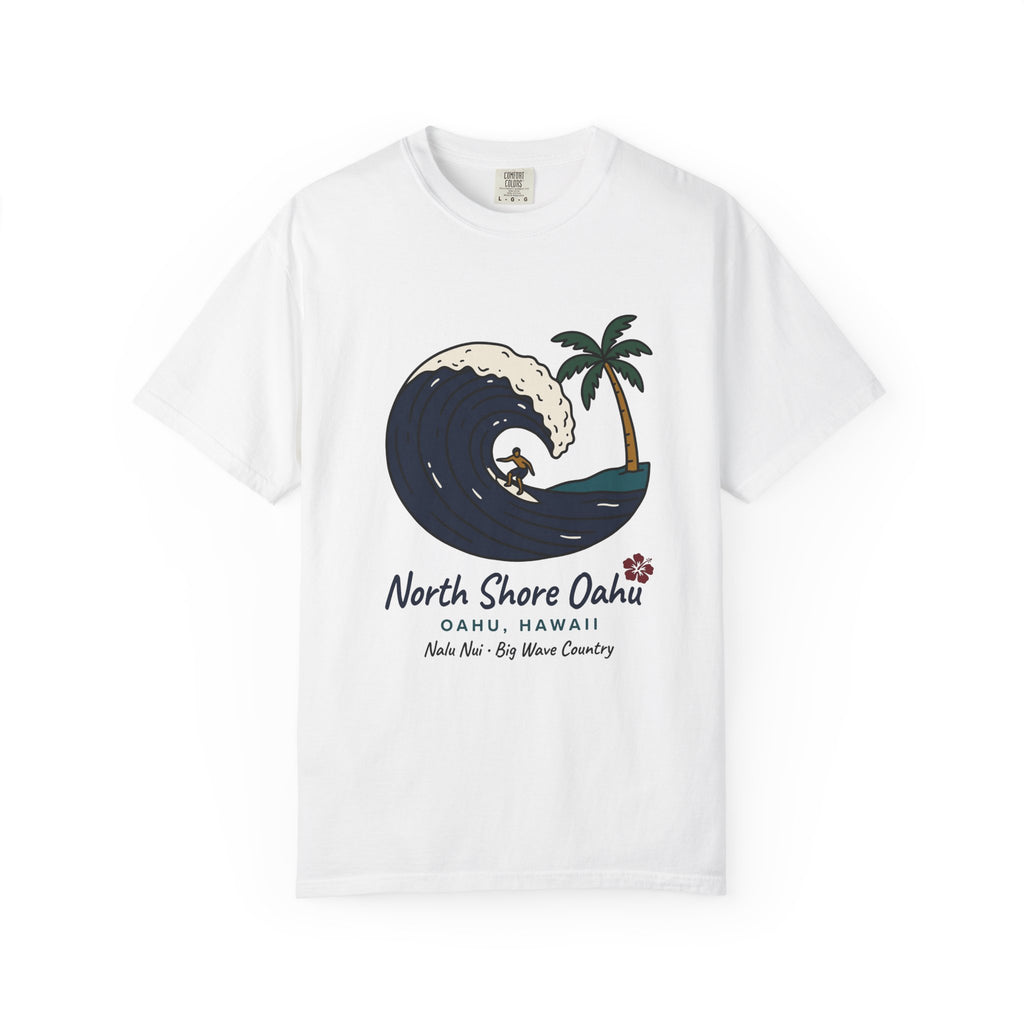 North Shore Oahu Hawaii Vintage Travel Graphic T-Shirt