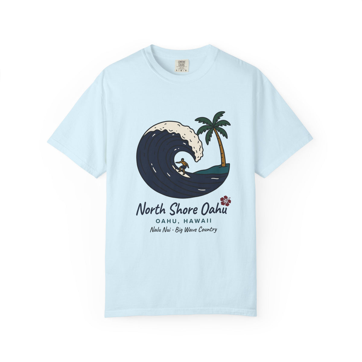 North Shore Oahu Hawaii Vintage Travel Graphic T-Shirt