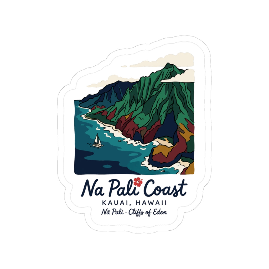 Na Pali Coast Hawaii Sticker