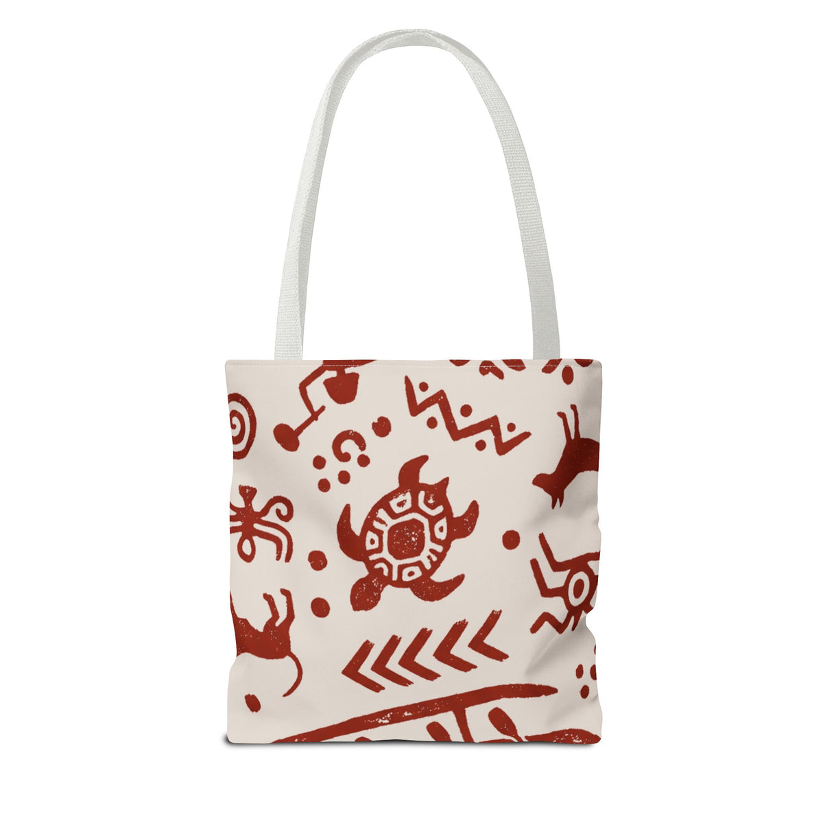Petroglyphs Kii Hawaiian All-Over Tote Bag