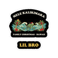 Mele Kalikimaka Family Christmas Lil Bro Sticker