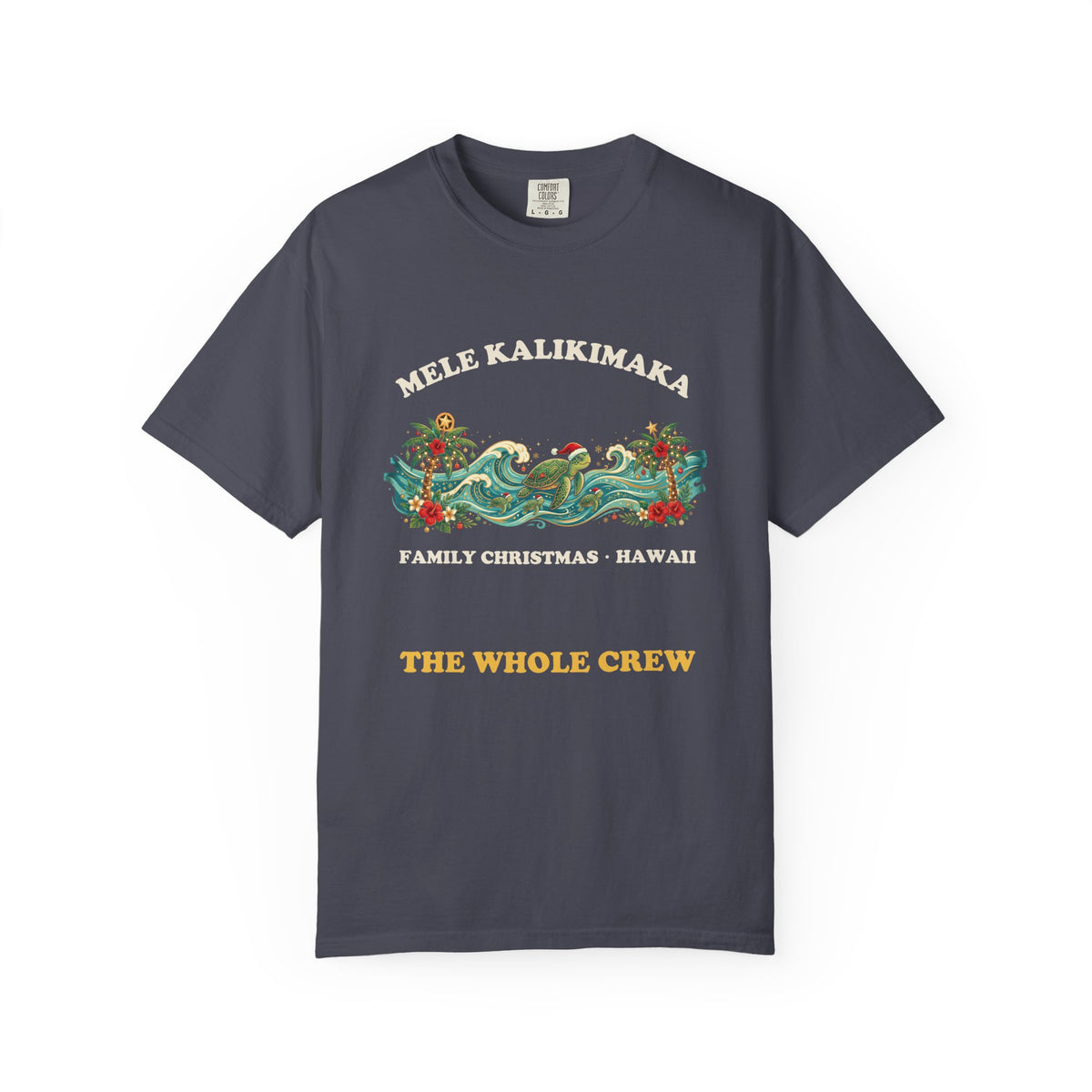 Mele Kalikimaka Hawaiian Family Christmas Matching Group T-Shirt