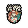 Aloha Santa Hawaiian Christmas Sticker