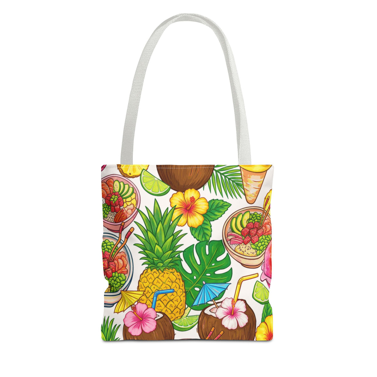 Tropical Treats Hawaiian All-Over Tote Bag