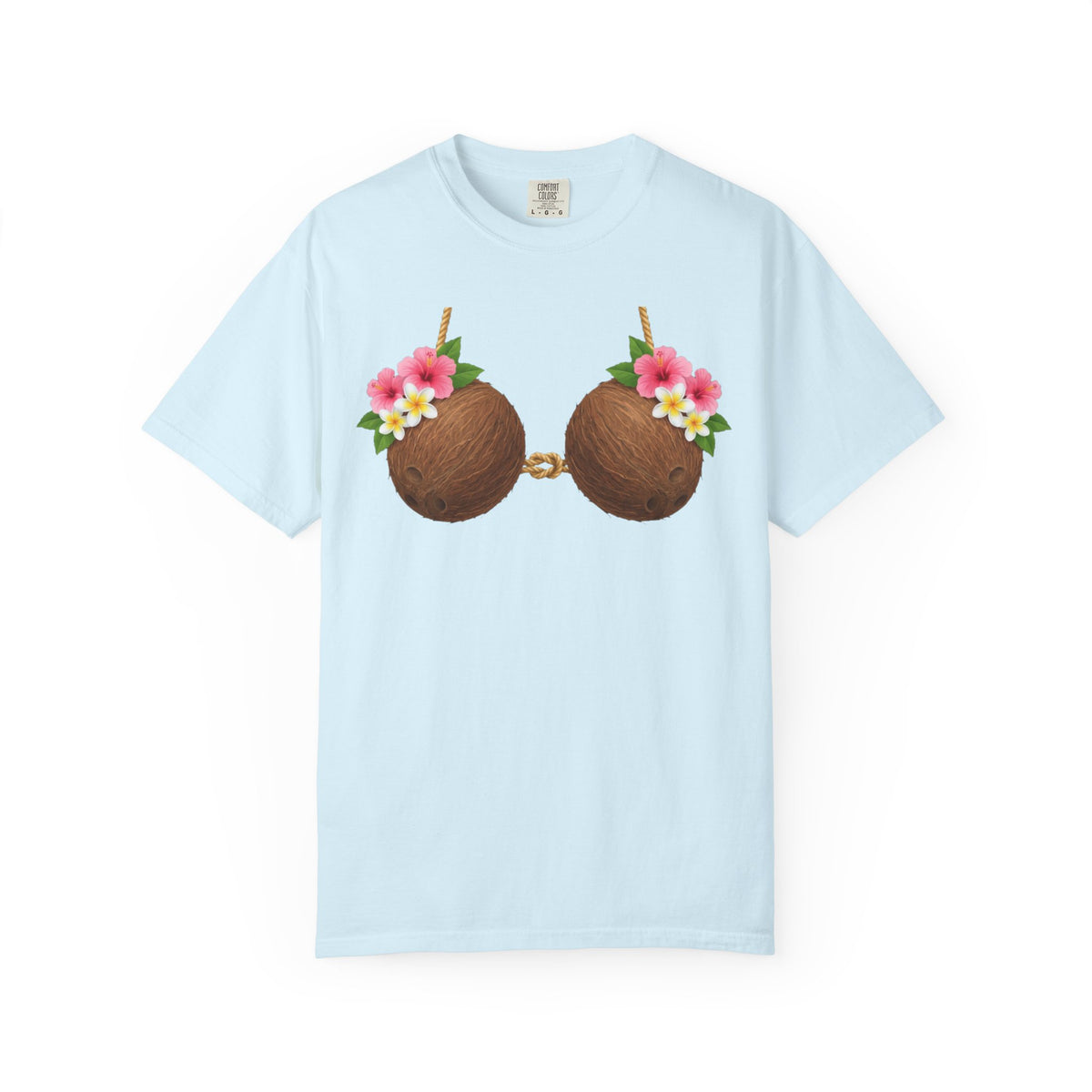 Coconut Cocktail Floral Graphic T-Shirt