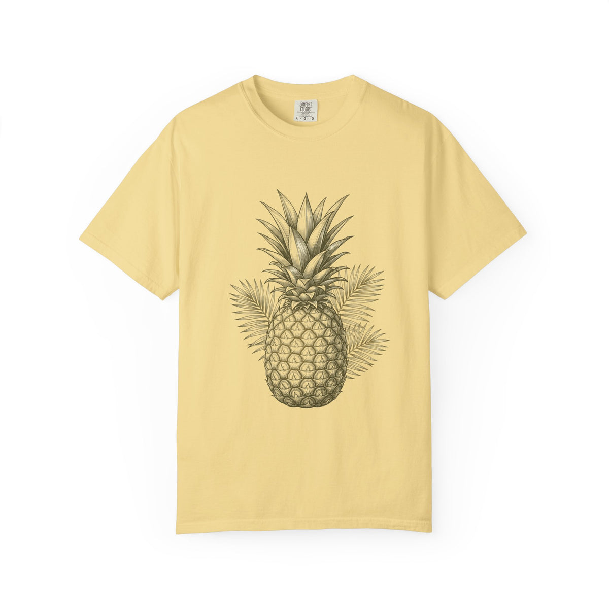 Vintage Pineapple Engraving Hawaii Tropical T-Shirt