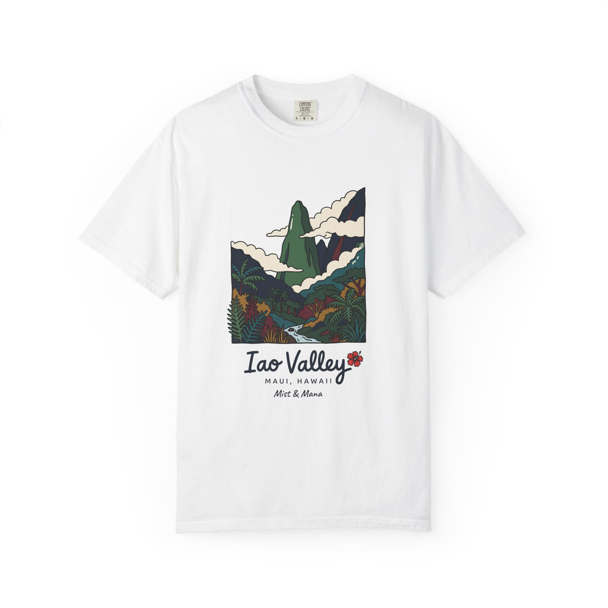 Iao Valley Maui Hawaii Vintage Travel Graphic T-Shirt