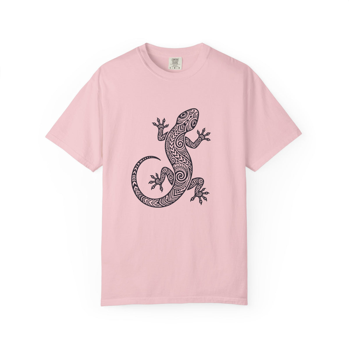 Tribal Gecko Polynesian Hawaiian Graphic T-Shirt