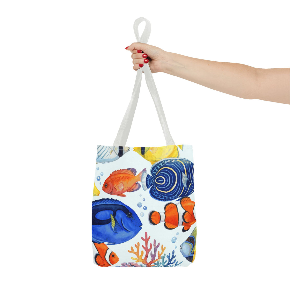 Tropical Reef Fish Hawaiian All-Over Tote Bag