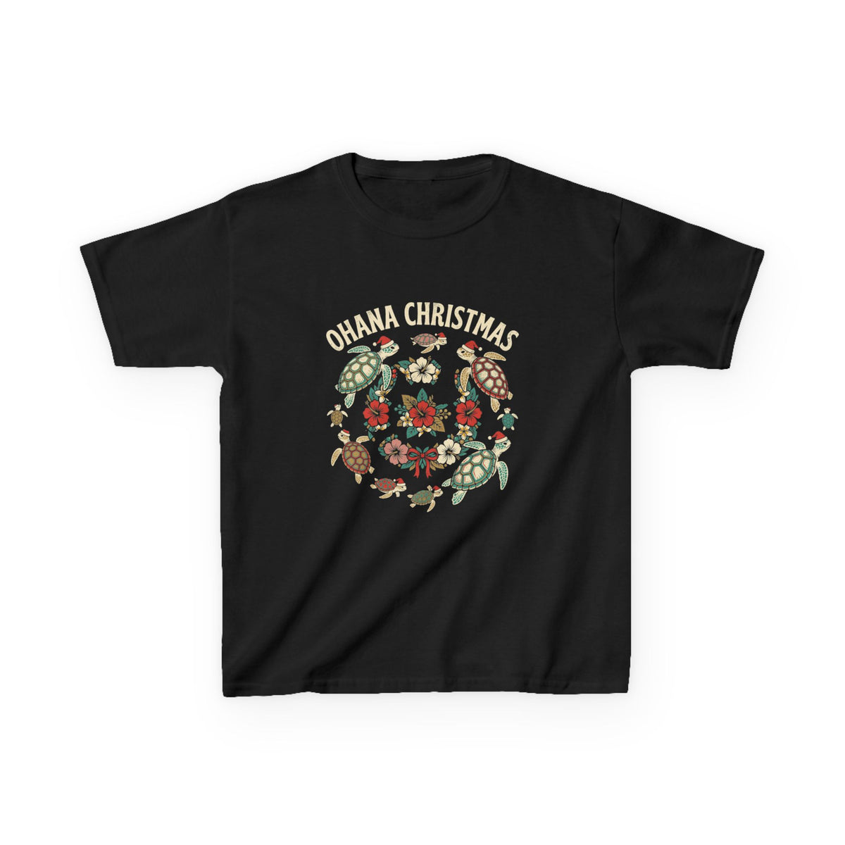 Ohana Christmas Hawaiian Christmas Kids T-Shirt