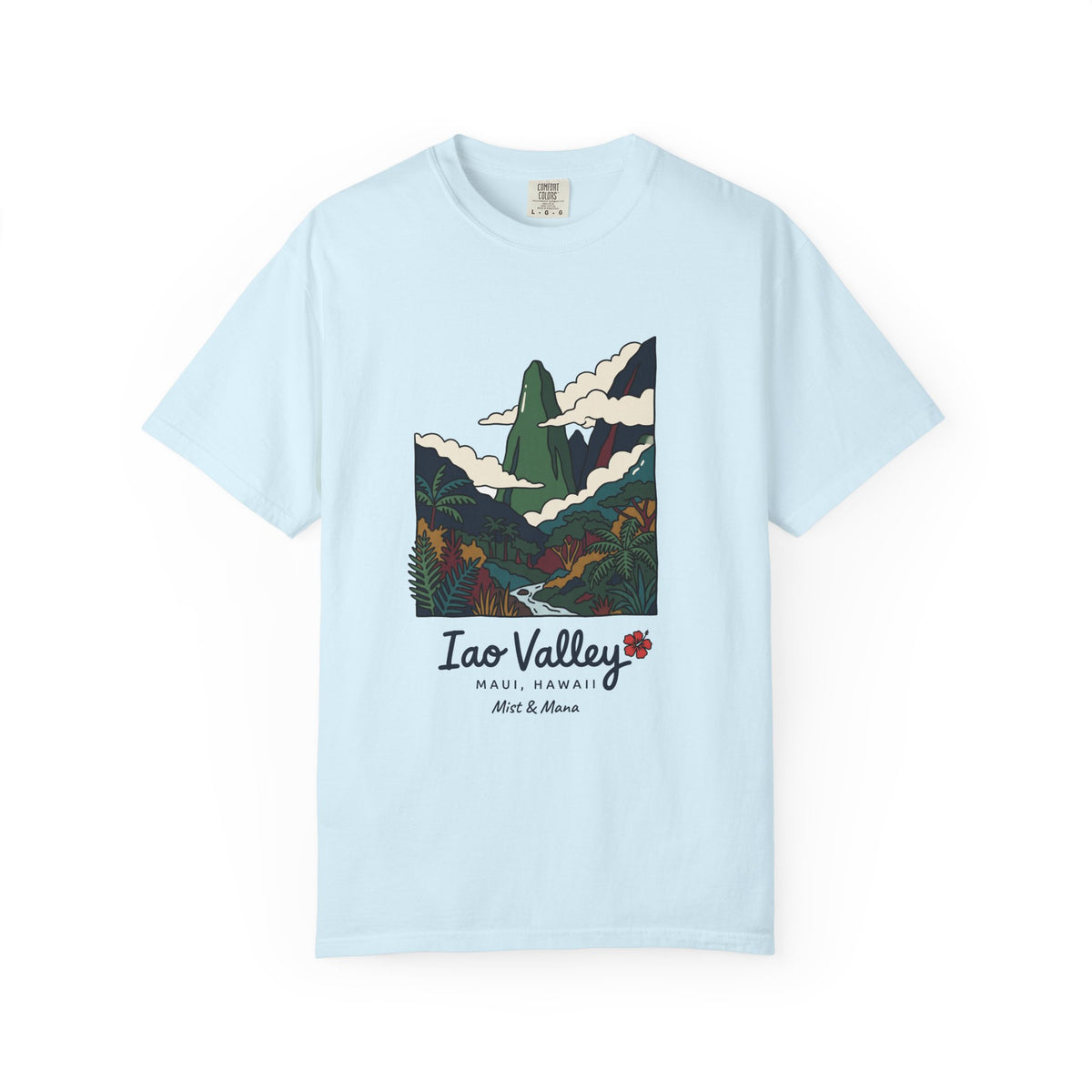 Iao Valley Maui Hawaii Vintage Travel Graphic T-Shirt