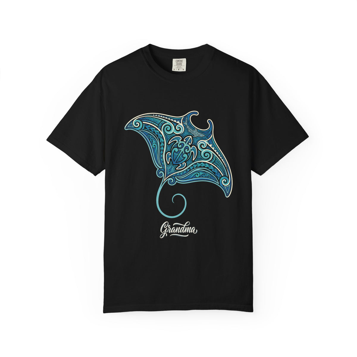 Polynesian Manta Hawaiian Matching Family Grandma T-Shirt