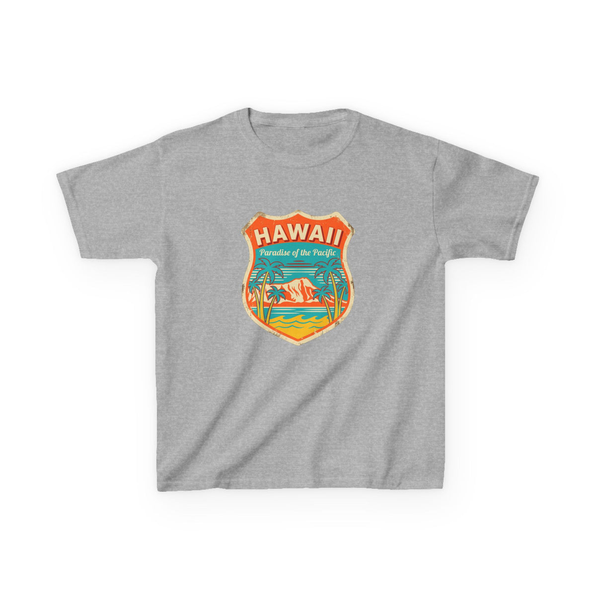 Hawaii Paradise of the Pacific Vintage Travel Kids T-Shirt