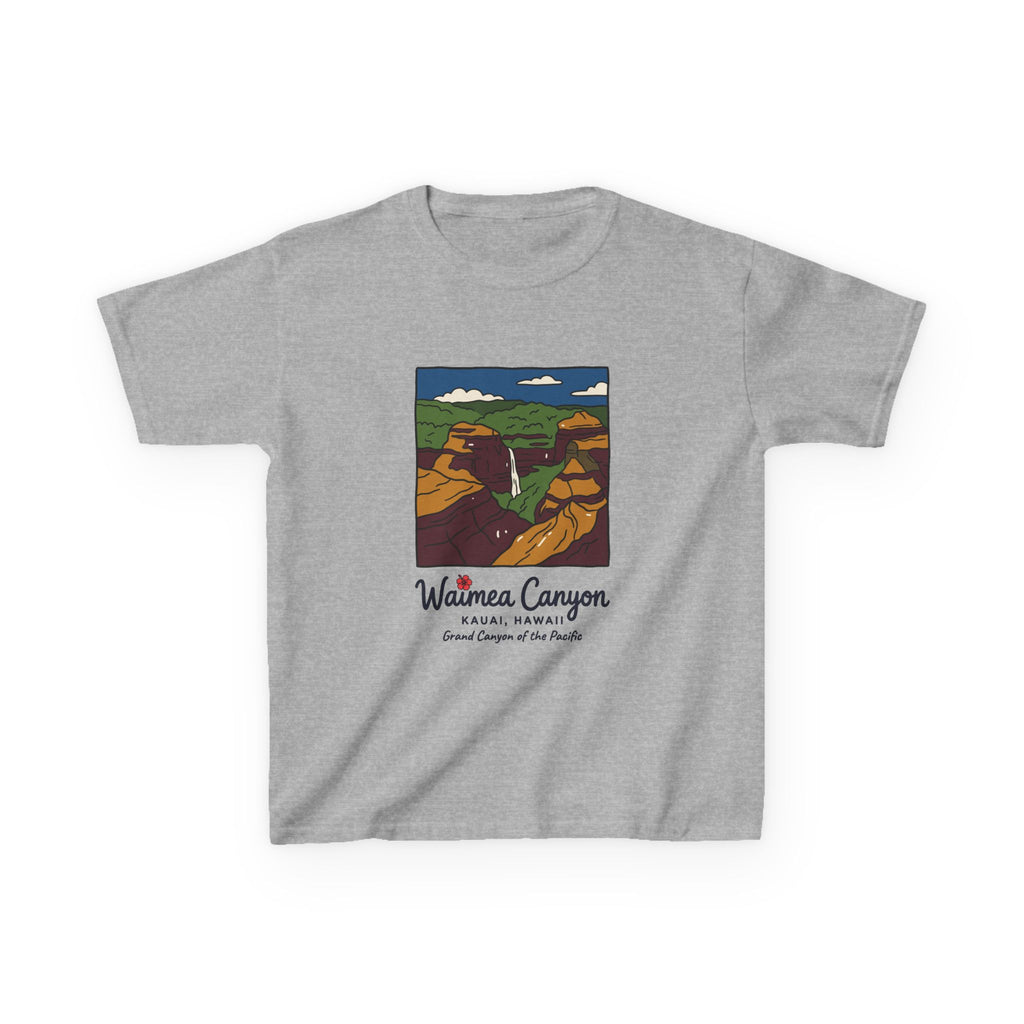 Waimea Canyon Kauai Hawaii Vintage Travel Graphic Kids T-Shirt