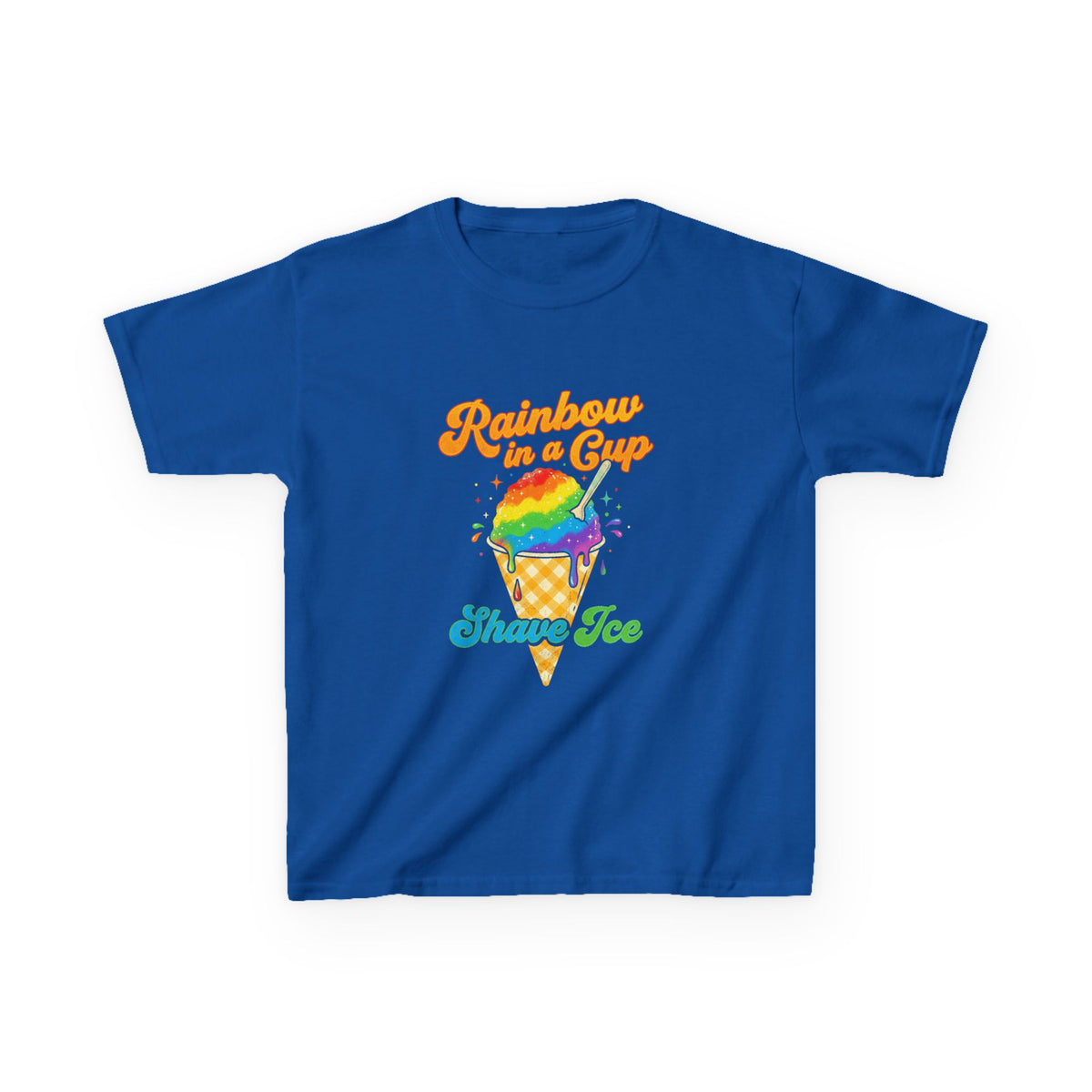 Rainbow Shave Ice Hawaii Shaved Ice Treat Kids T-Shirt