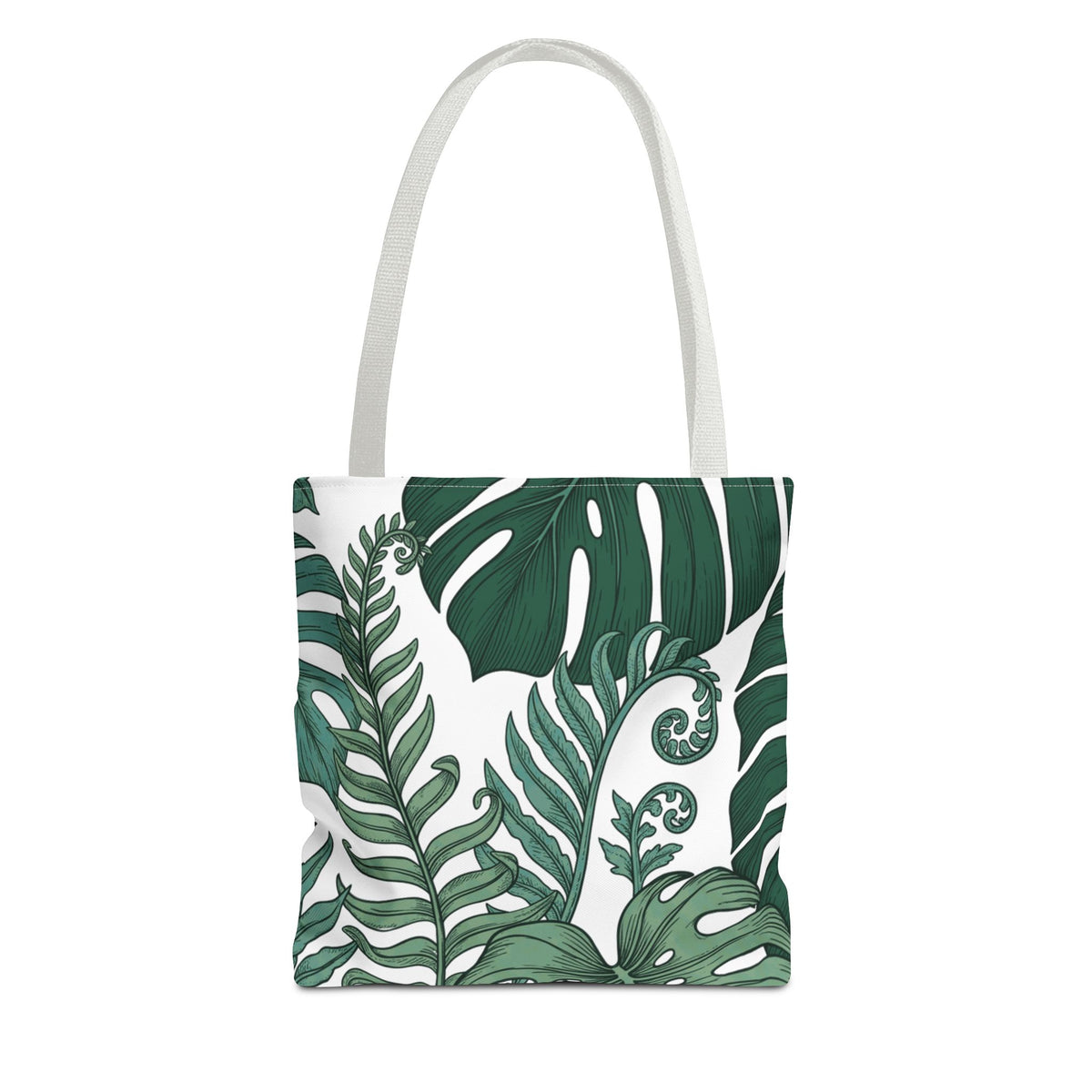 Monstera & Fern Hawaiian All-Over Tote Bag