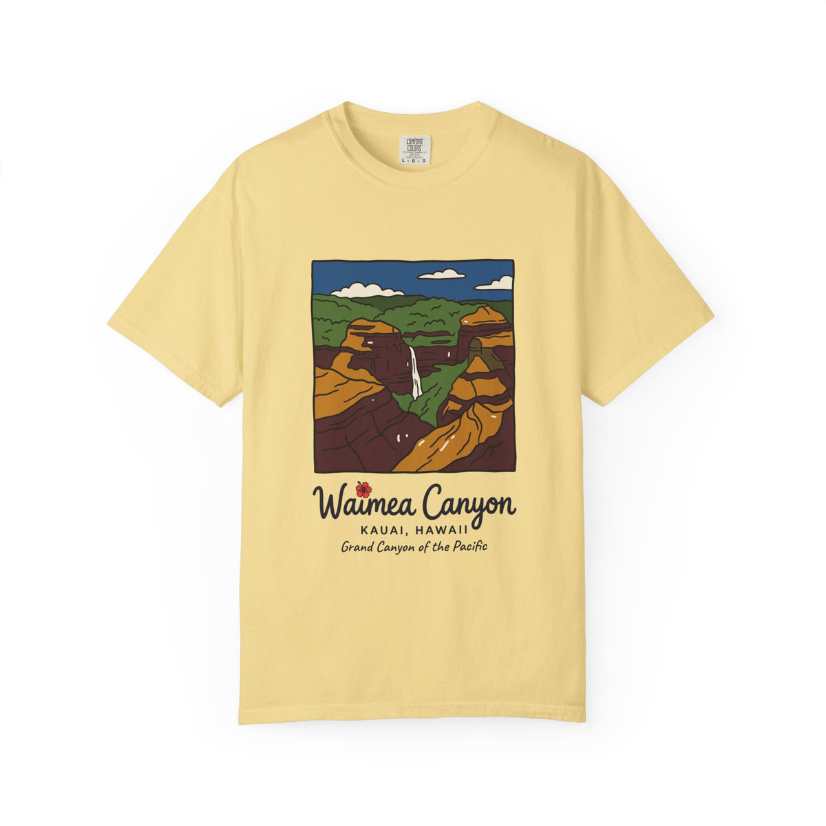 Waimea Canyon Kauai Hawaii Vintage Travel Graphic T-Shirt