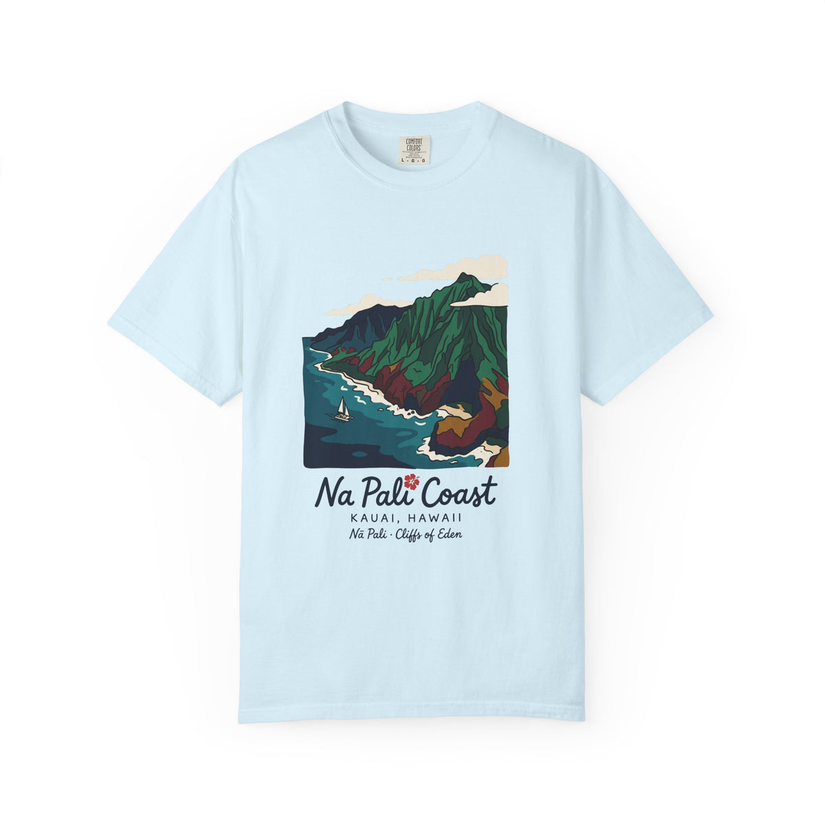 Na Pali Coast Kauai Hawaii Vintage Travel Graphic T-Shirt