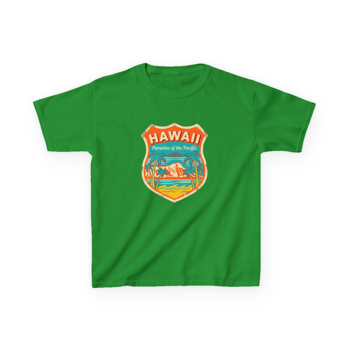 Hawaii Paradise of the Pacific Vintage Travel Kids T-Shirt