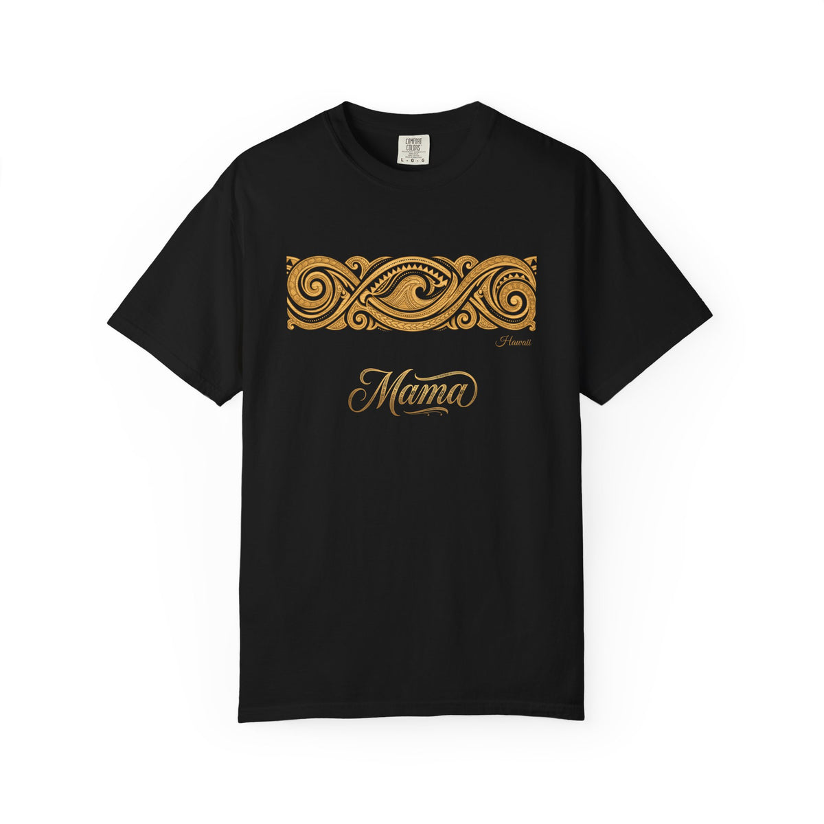 Hawaiian Tapa Wave Matching Family Mama T-Shirt