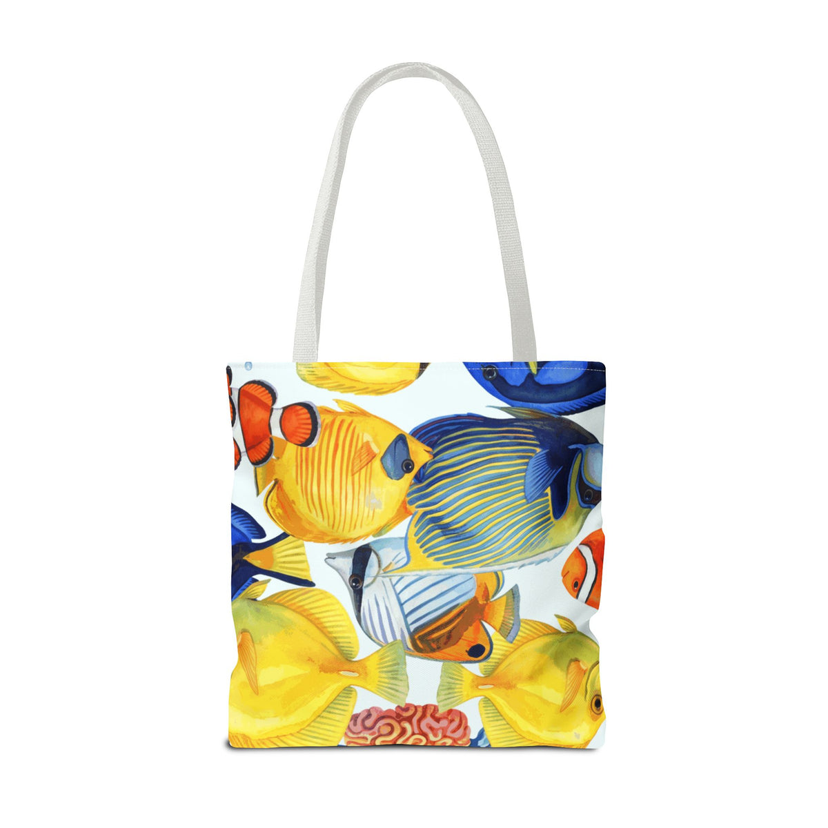 Tropical Reef Fish Hawaiian All-Over Tote Bag