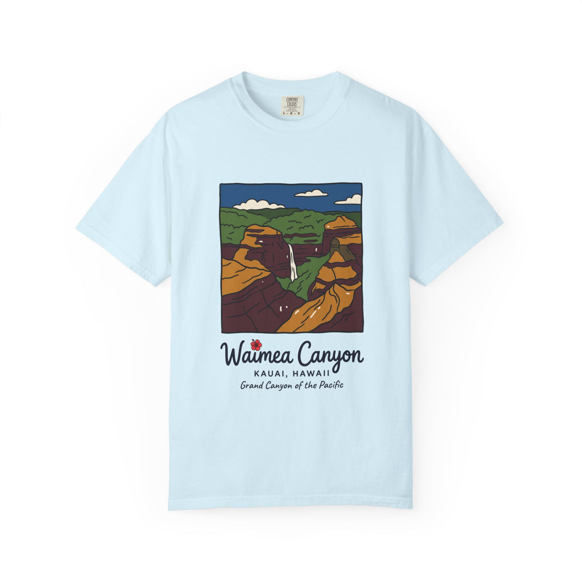 Waimea Canyon Kauai Hawaii Vintage Travel Graphic T-Shirt