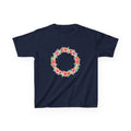 Hawaiian Flower Lei Wreath Hibiscus Plumeria Kids T-Shirt