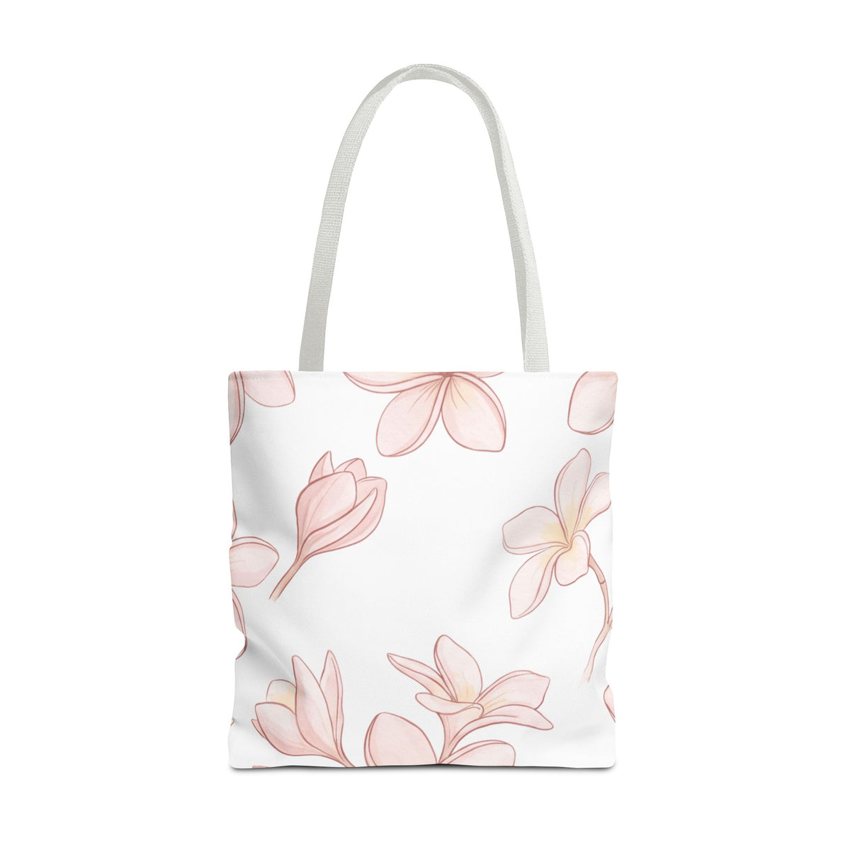 Falling Plumeria Hawaiian All-Over Tote Bag