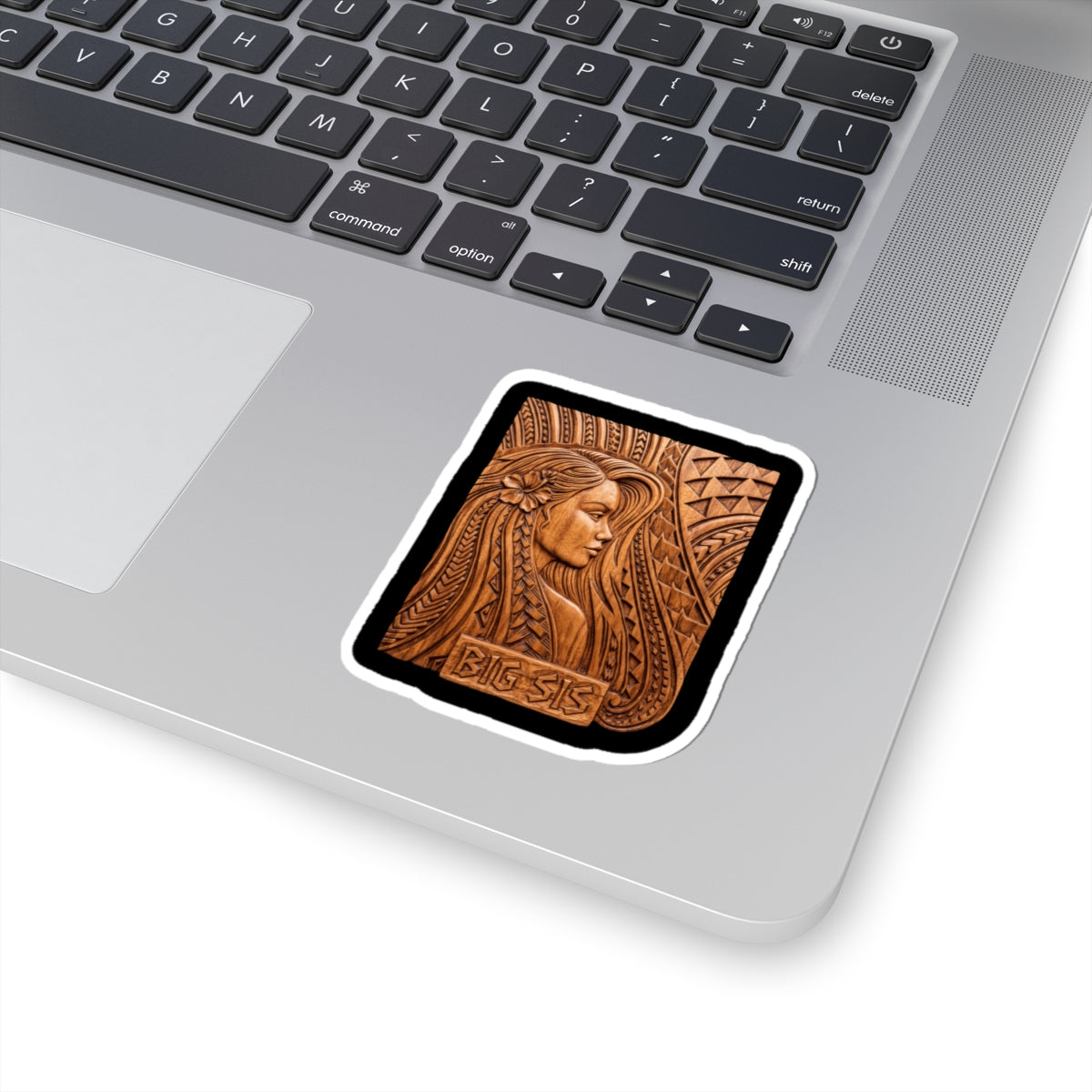 Polynesian Tribal Big Sis Hawaiian Matching Family Sticker