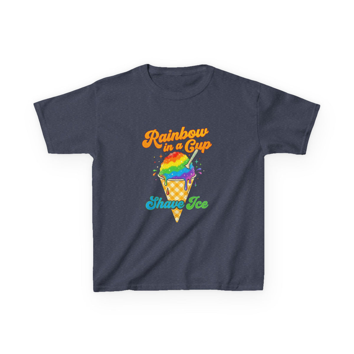 Rainbow Shave Ice Hawaii Shaved Ice Treat Kids T-Shirt