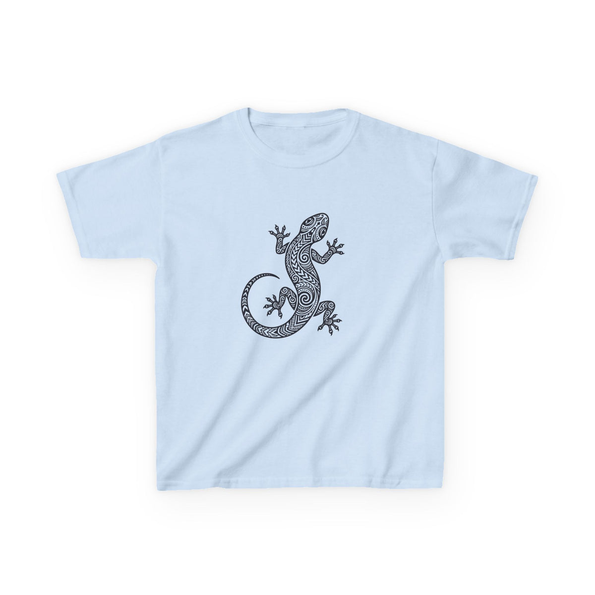 Tribal Gecko Polynesian Hawaiian Graphic Kids T-Shirt
