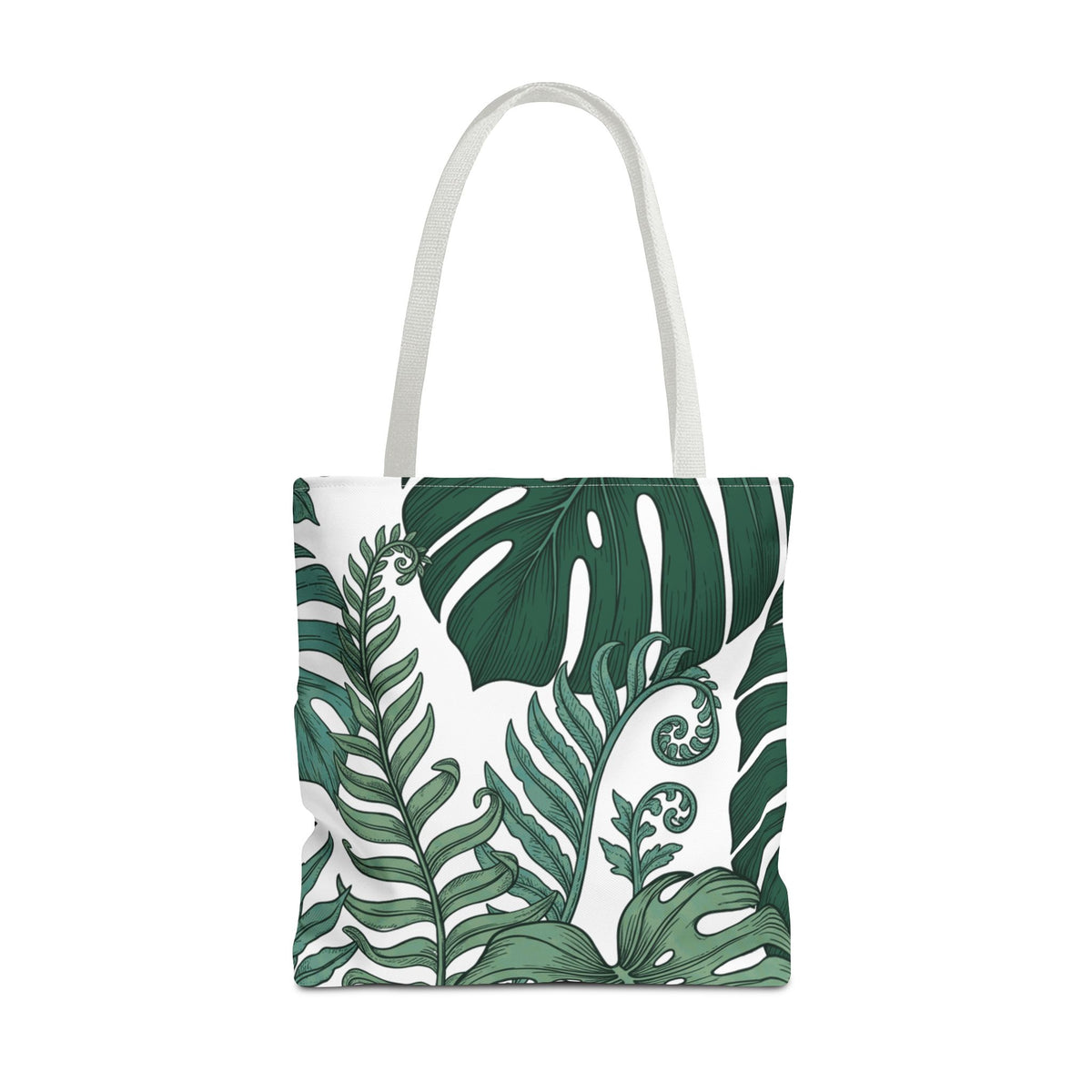 Monstera & Fern Hawaiian All-Over Tote Bag