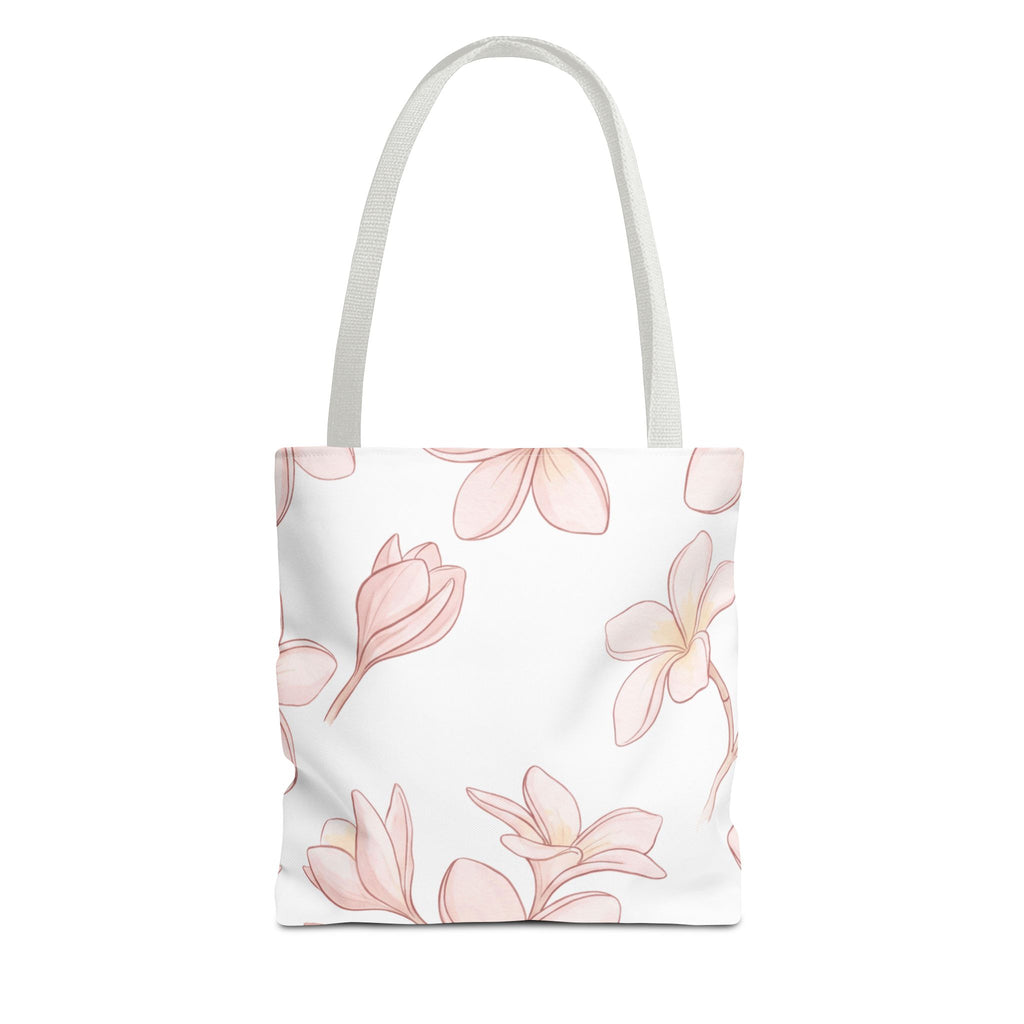 Falling Plumeria Hawaiian All-Over Tote Bag