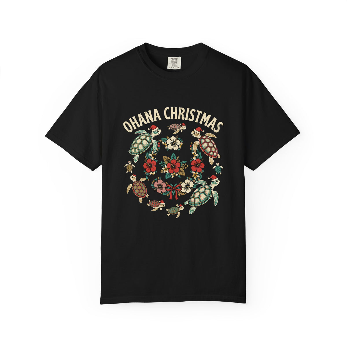 Ohana Christmas Hawaiian Christmas T-Shirt