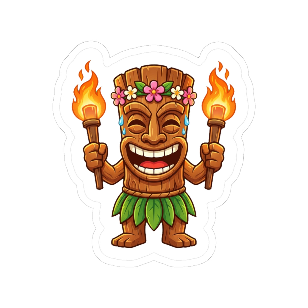 Tiki Mask Sticker II