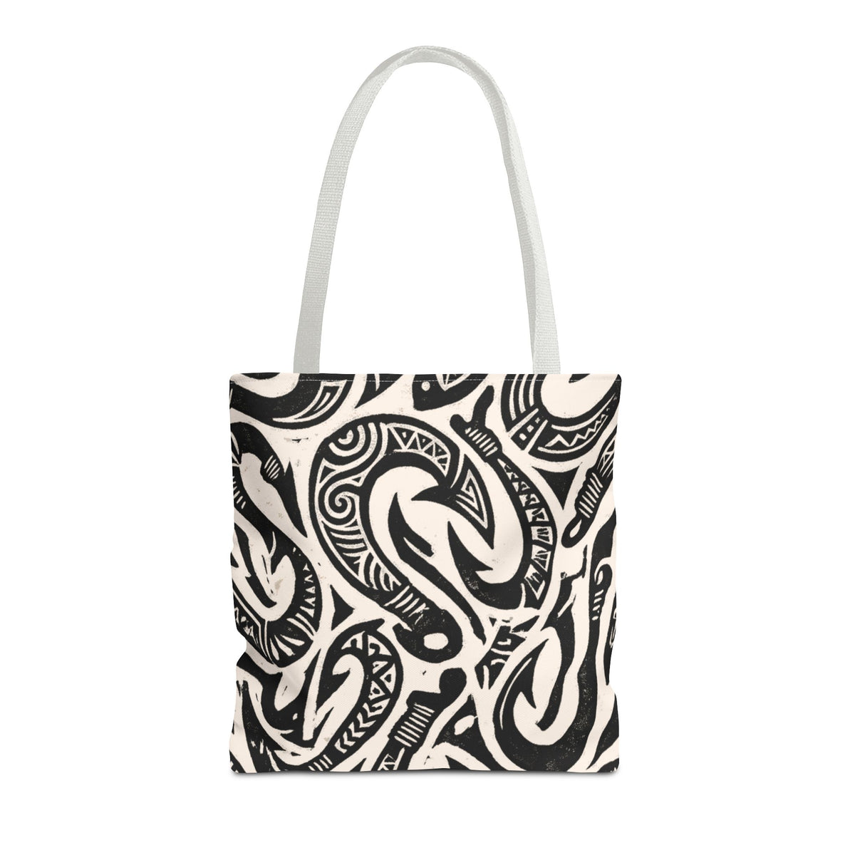 Makau Fish Hooks Hawaiian All-Over Tote Bag