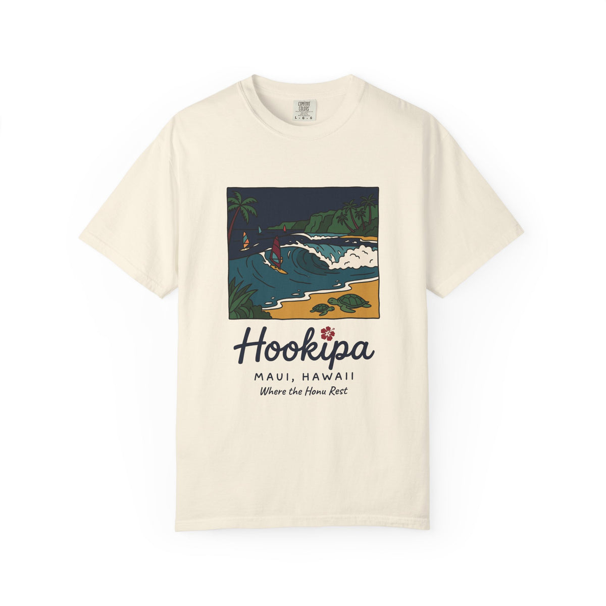 Hookipa Beach Maui Hawaii Vintage Travel Graphic T-Shirt