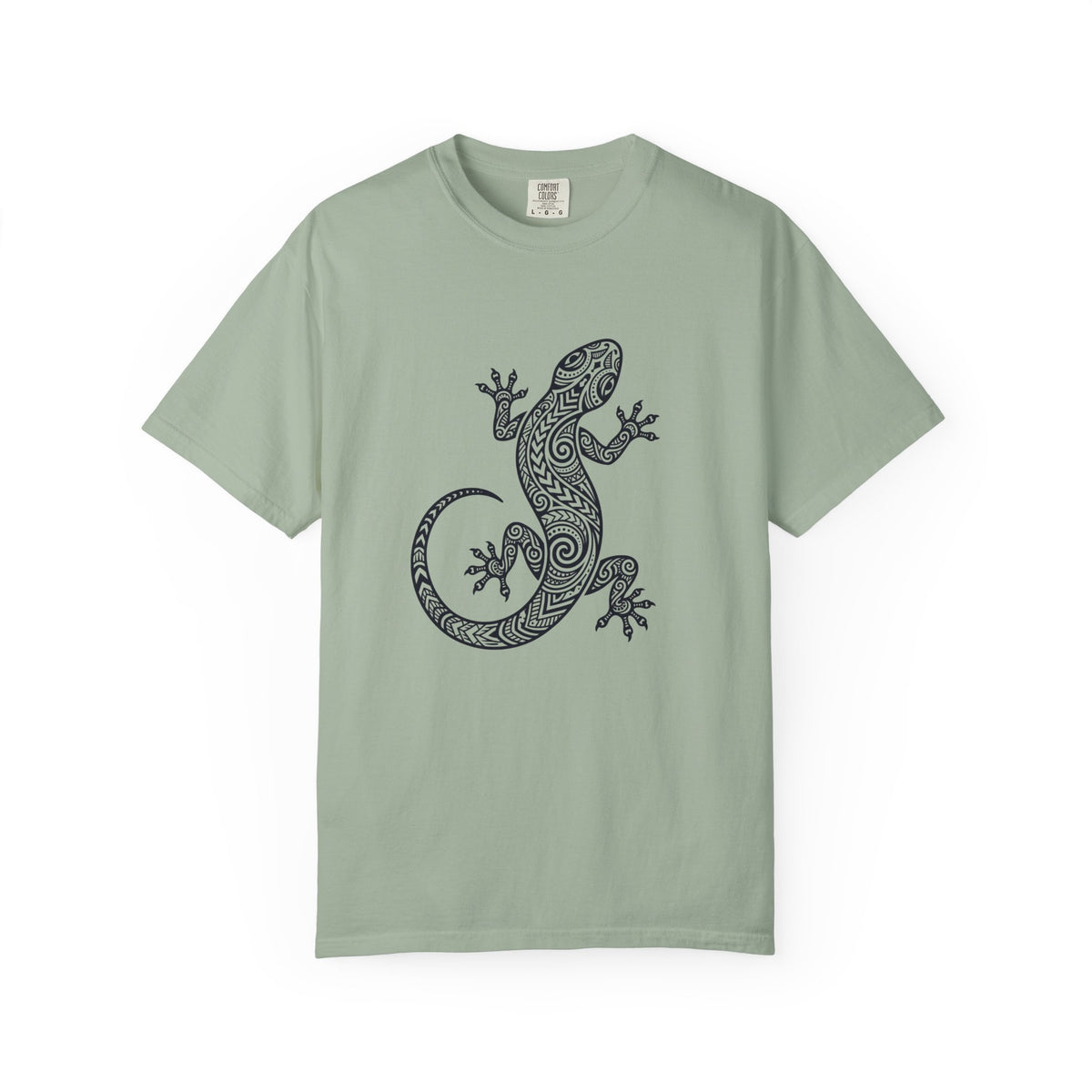 Tribal Gecko Polynesian Hawaiian Graphic T-Shirt