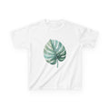 Monstera Leaf Tropical Hawaiian Botanical Kids T-Shirt