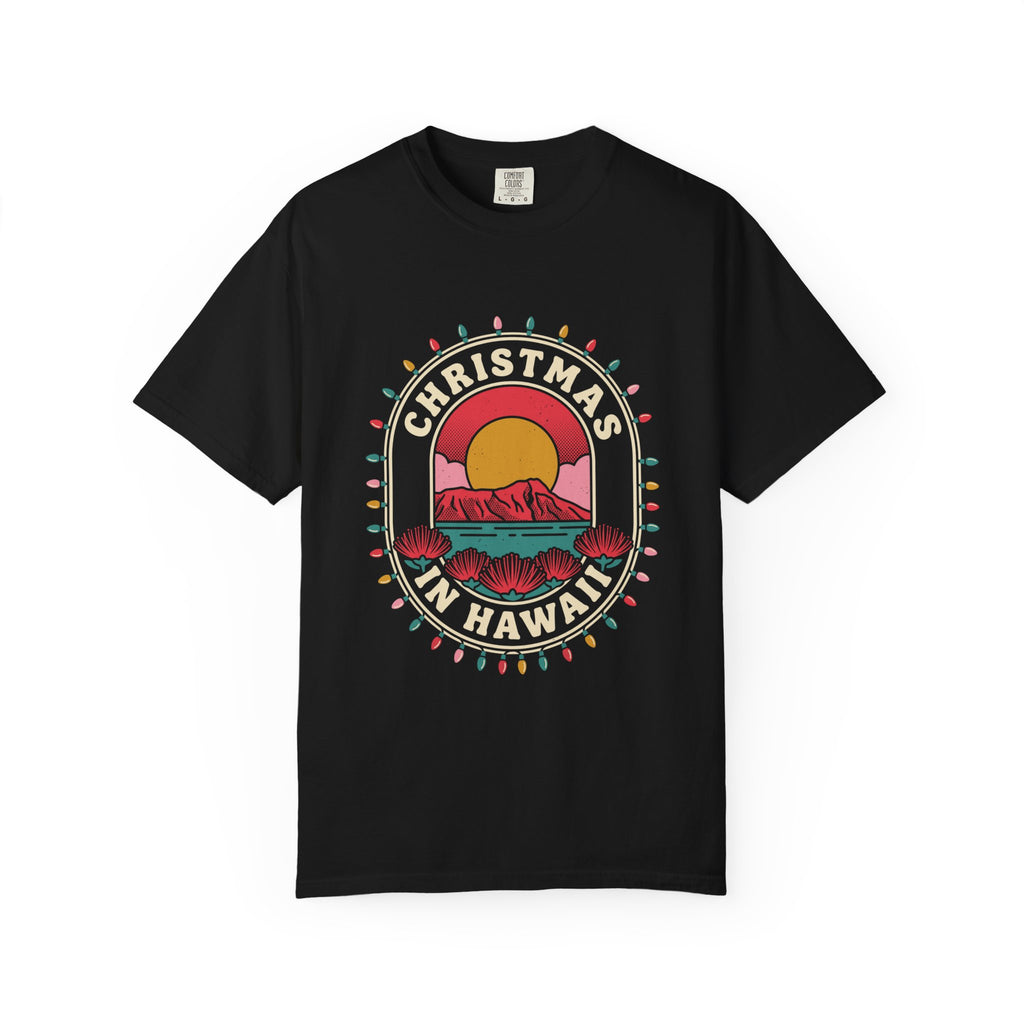 Hawaii Christmas Travel Badge Hawaiian Christmas T-Shirt