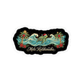 Mele Kalikimaka Christmas Wave Sea Turtle Sticker