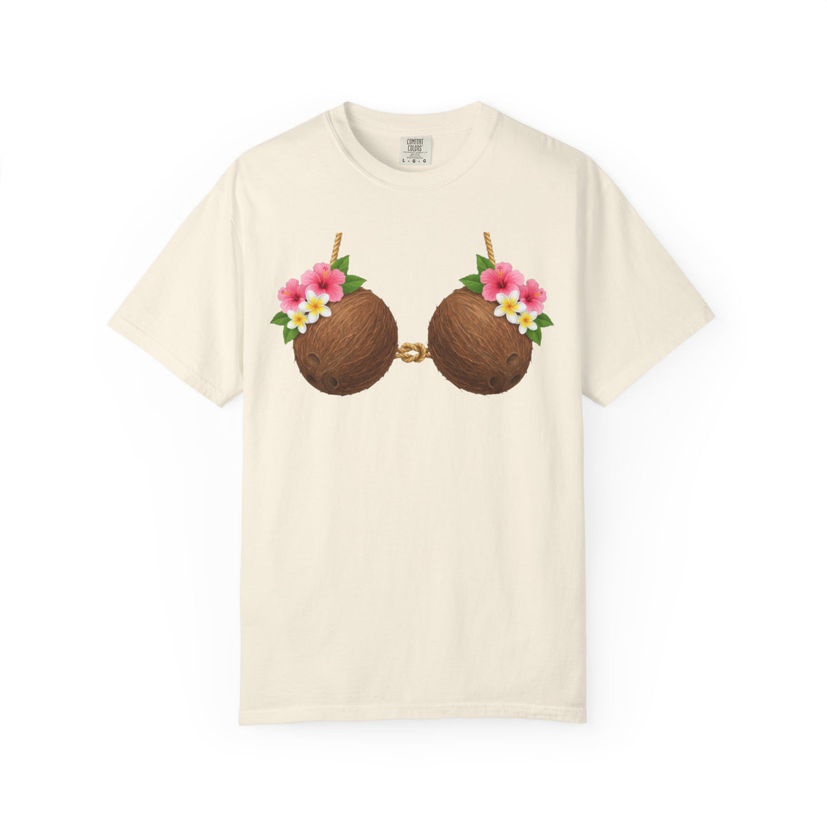 Coconut Cocktail Floral Graphic T-Shirt