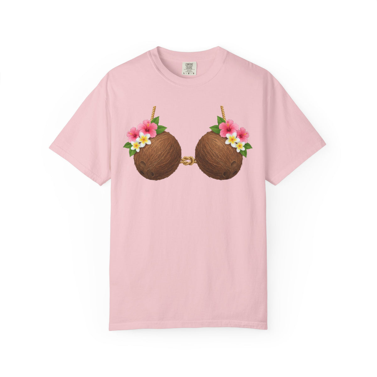 Coconut Cocktail Floral Graphic T-Shirt
