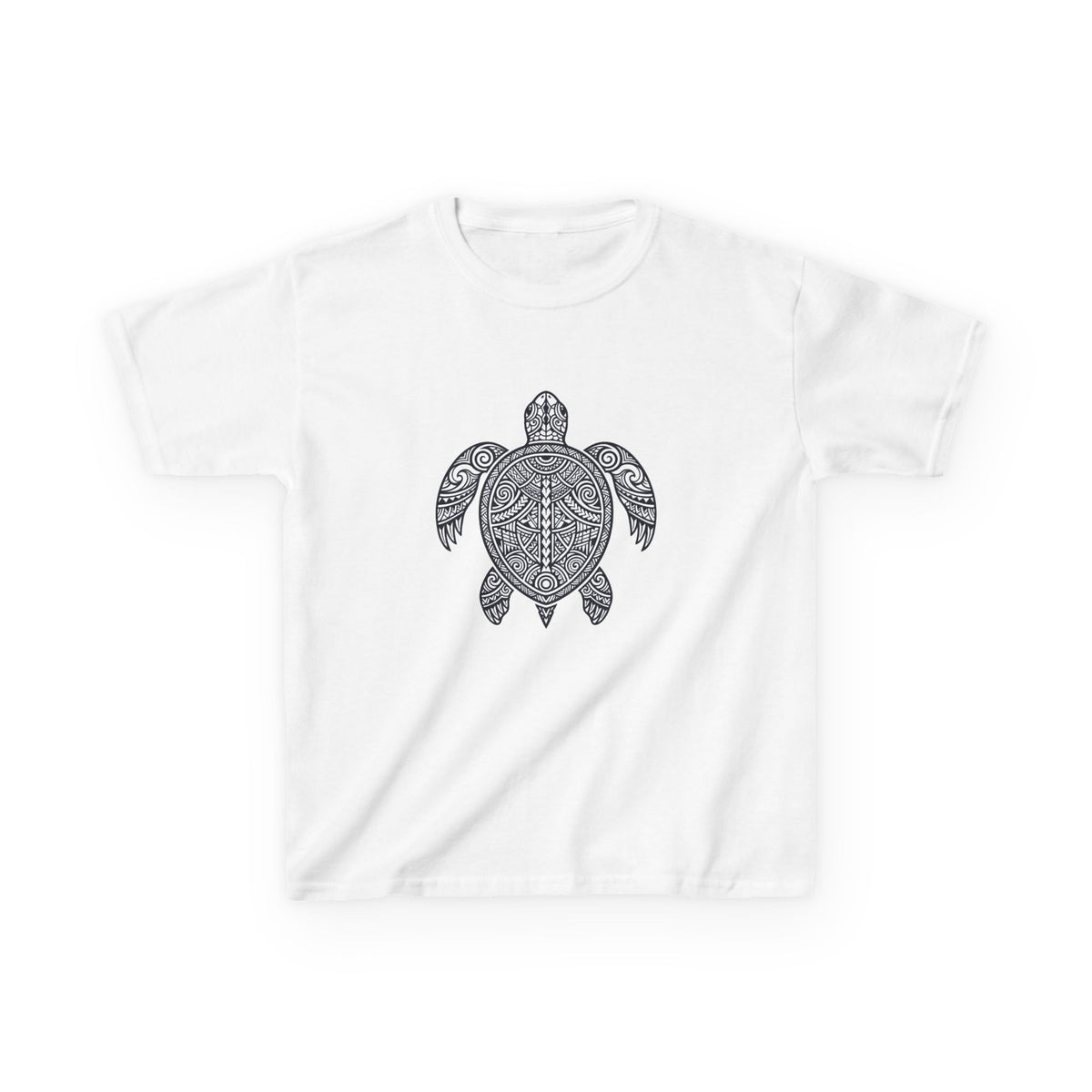 Polynesian Tribal Sea Turtle Honu Hawaiian Graphic Kids T-Shirt