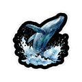 Humpback Whale Watercolor Sticker