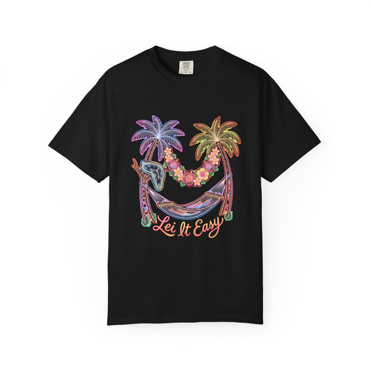 Lei It Easy Hawaii Hammock Beach Vibes T-Shirt