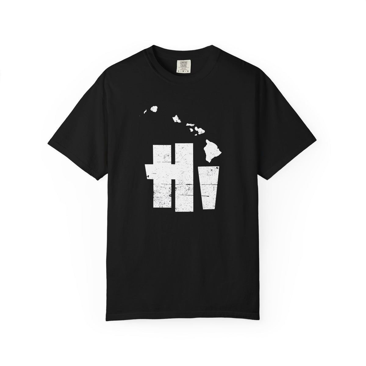 Hawaii HI State Map T-Shirt
