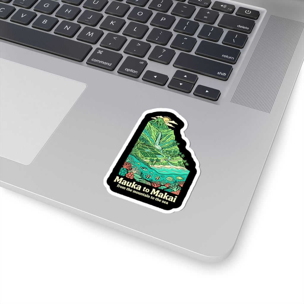 Mauka to Makai Sticker