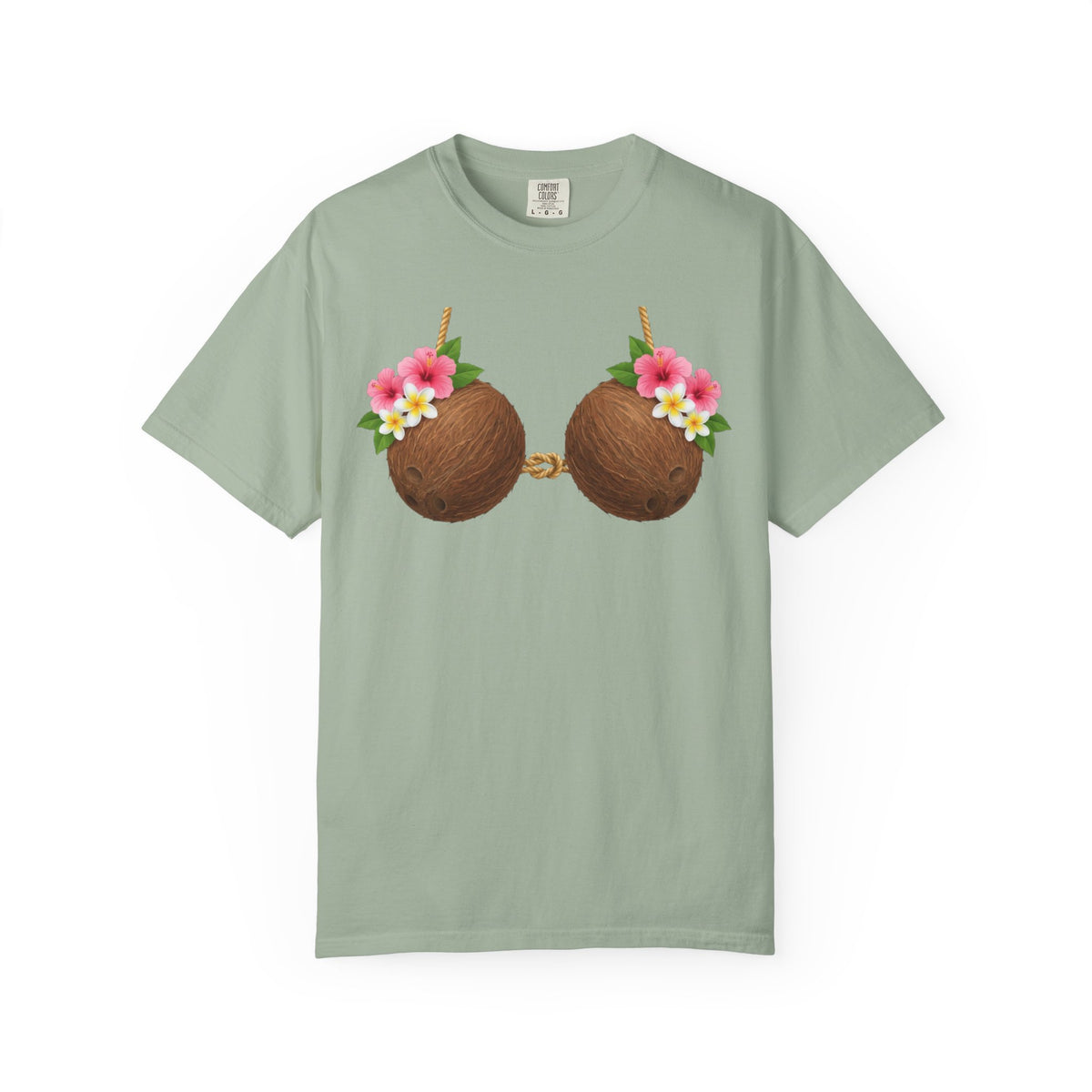 Coconut Cocktail Floral Graphic T-Shirt