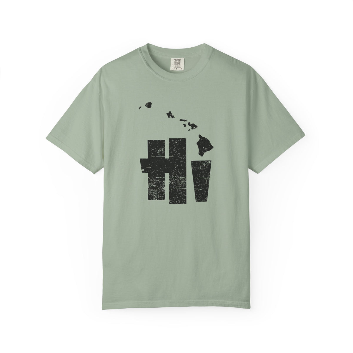 Hawaii HI State Map T-Shirt